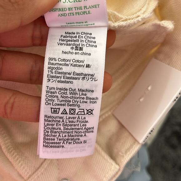 J Crew 96 Flare Jeans‎ Womens 28 Tall Ivory - Picture 10 of 11